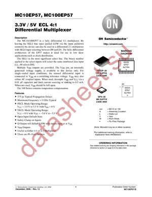 MC100EP57DTR2G datasheet  